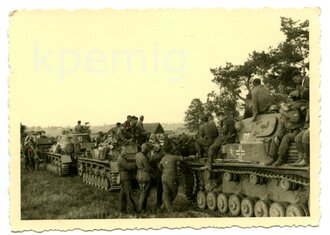Aufnahme von Panzer IV bereit zum Abrmarsch, Maße 7...