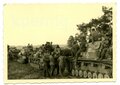 Aufnahme von Panzer IV bereit zum Abrmarsch, Maße 7 x 10 cm