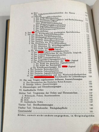 "Die Auszeichnungen des Grossdeutschen Reichs" von Dr.Heinrich Doehle. Komplett