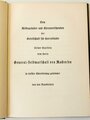 "Das Deutsche Heer" Friedensuniformen bei Ausbruch des Weltkrieges. Diepenbroick Hamburg 1935. Textband Erster Band "Generale, Generalstab und Kriegsministerium...."  komplett, in gutem Zustand
