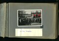 KDF Fotoalbum einer Arbeitergruppe aus Wien 1938. Umfangreiches Bildmaterial der Fahrt,  u.a. Olympiastadion, Carinhall, Stapellauf "Robert Ley". Ingesamt 57 Fotos