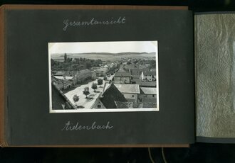 Reichsarbeitsdienst Fotoalbum eines Angehörigen des Lager 7/295 Aidenbach. Diverse Effekten sowie 58 Ansichtskarten und Fotos