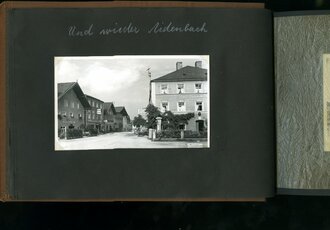 Reichsarbeitsdienst Fotoalbum eines Angehörigen des Lager 7/295 Aidenbach. Diverse Effekten sowie 58 Ansichtskarten und Fotos