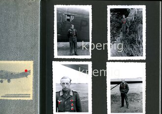 Fotoalbum Luftwaffe, insgesamt 60 Fotos, meist Ju52