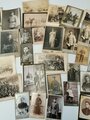 Konvolut von 33 Hartkartonbildern aus dem Kaiserreich