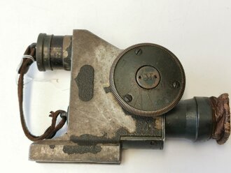 1. Weltkrieg, Zielfernrohr ZF12 für MG08, Hersteller Busch Rathenow. Original lackiertes Stück , klare Durchsicht mit einigen Verschmutzungen