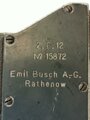 1. Weltkrieg, Zielfernrohr ZF12 für MG08, Hersteller Busch Rathenow. Original lackiertes Stück , klare Durchsicht mit einigen Verschmutzungen