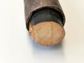 Metallteile eines alten Speer oder Lanze, das einverbaute Holz sicherlich neuzeitlich. Länge 44cm. Alter und Herkunft unbekannt