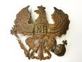Preussen, Emblem für eine Pickelhaube für Mannschaften, ein Splint fehlend, Zepter wieder angelötet