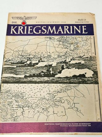 Die Kriegsmarine, Heft 13, erstes Juliheft 1944, "Deutsche Torpedoboote in der Seinebucht"