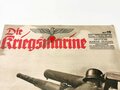 Die Kriegsmarine, Heft 19, erstes Oktoberheft 1942, "Marinegeschütz in Feuerbereitschaft am Kanal"
