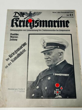 Die Kriegsmarine, Heft 21, erstes Novemberheft 1940,...