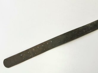 Zweidornkoppel für Offiziere der Wehrmacht, ungereinigtes Stück, Gesamtlänge 121cm