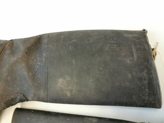 Paar Stiefel für Offiziere der Wehrmacht. Ungereinigtes Paar, Sohlenlänge 30cm