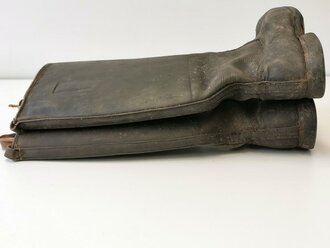 Paar Stiefel für Offiziere der Wehrmacht. Ungereinigtes Paar, Sohlenlänge 30cm