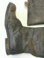 Paar Stiefel für Offiziere der Wehrmacht. Ungereinigtes Paar, Sohlenlänge 30cm