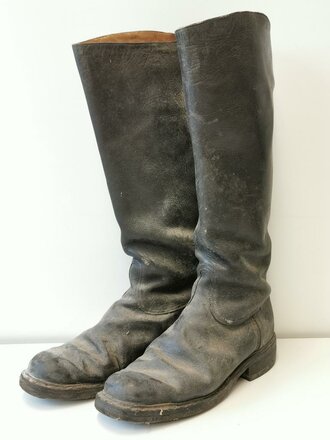 Paar Stiefel für Offiziere der Wehrmacht. Ungereinigtes Paar, Sohlenlänge 29,5cm