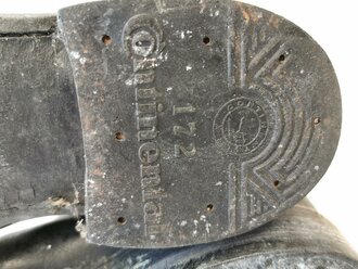 Paar Stiefel für Offiziere der Wehrmacht. Ungereinigtes Paar, Sohlenlänge 29,5cm