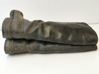 Paar Stiefel für Offiziere der Wehrmacht. Ungereinigtes Paar, Sohlenlänge 29,5cm