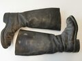 Paar Stiefel für Offiziere der Wehrmacht. Ungereinigtes Paar, Sohlenlänge 29,5cm