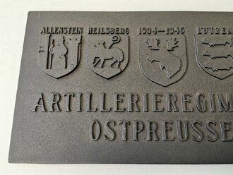 Abguss einer Gedenktafel für das Kriegerdenkmal...