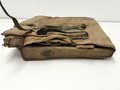 1. Weltkrieg Tornister datiert 1917, ungereinigter Scheunenfund mit Zeltzubehörbeutel