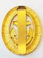Bundesmarine Dienststellungsabzeichen Offizier vom Wachdienst, ca 60-70er Jahre, Hersteller Assmann, Messing hohlgeprägt Feuervergoldet mit polierter Kante