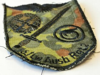 Bundeswehr Luftwaffe Einheitsabzeichen/Ärmelabzeichen 16./Luftwaffenausbildungsregiment 2, getragen, guter Zustand, Ausführung für die Tarnuniform