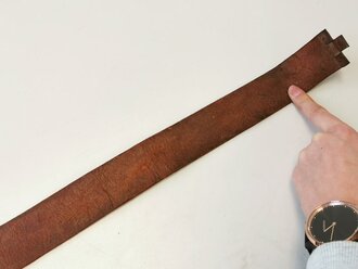 Koppelriemen für Angehörige von Parteiverbänden. ungeschwärztes Leder, Gesamtlänge 98cm