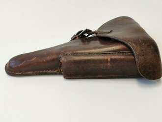 Koffertasche P08 datiert 1939. getragenes, ungeschwärztes Stück