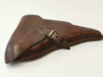 Koffertasche P08 datiert 1939. getragenes, ungeschwärztes Stück