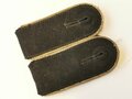 Waffen SS, Paar Schulterklappen für Mannschaften der Infanterie, Tragespuren