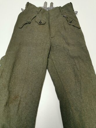 Luftwaffe, Hose für Angehörige der Fallschirmtruppe. Leicht getragenes Kammerstück in gutem Gesamtzustand