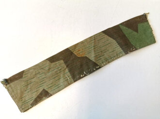 Stück einer Zeltbahn 31 der Wehrmacht, Maße ca. 33 x 7 cm