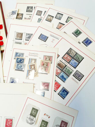 Konvolut Briefmarken, meist III.Reich