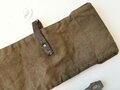 1.Weltkrieg, Zeltbesteckbeutel Kammerstück des IR20, darin 3 Stück Zeltplock 15, einer davon sichtbar datiert 1916