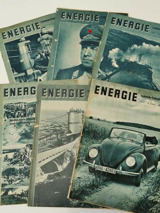 6 Ausgaben " Energie" Technische Fachzeitschrift