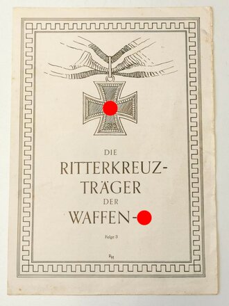 "Die Ritterkreuzträger der Waffen SS"...