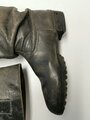 Paar Stiefel für Mannschaften der Wehrmacht, ungereinigtes Paar, Sohlenlänge 27,5cm