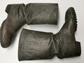 Paar Stiefel für Mannschaften der Wehrmacht, ungereinigtes Paar, Sohlenlänge 27,5cm