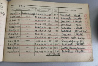 Luftwaffe, Leistungsbuch und Flugbuch eines Angehörigen im Kampfgeschwader 100