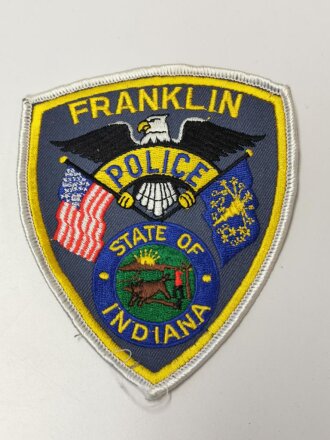 U.S. "Franklin Police" shoulder patch, unused