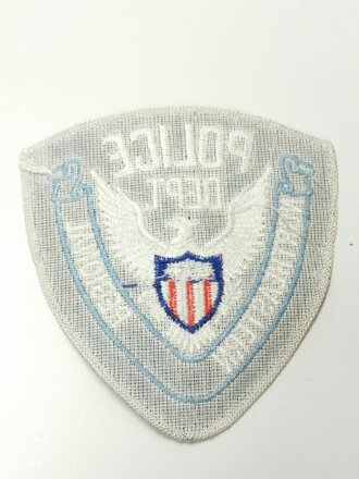 U.S. " Police Dept." shoulder patch, unused
