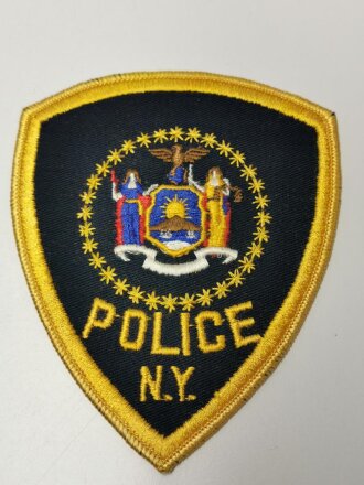 U.S. " Police  N.Y." shoulder patch, unused