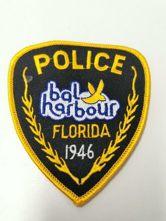 U.S. Police bal harbour Florida shoulder patch, unused