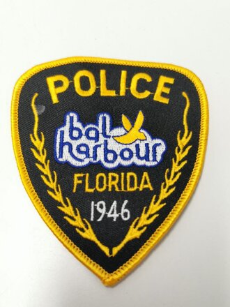 U.S. " Police bal harbour Florida" shoulder patch, unused