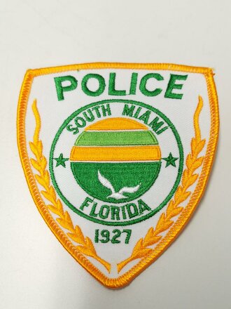 U.S. Police South Miami Florida shoulder patch, unused