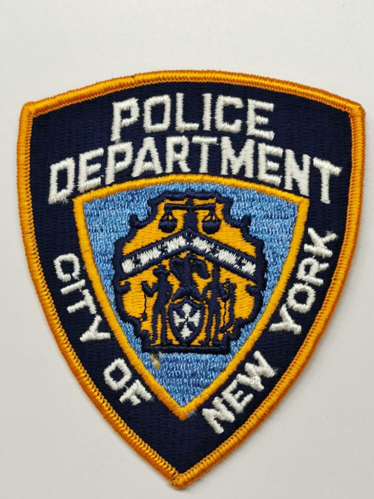 U.S. " Police Department City of New York " shoulder patch, unused, 2