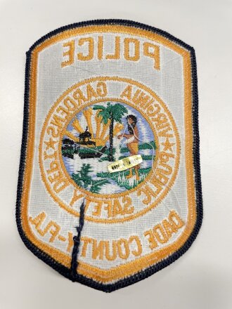 U.S. " Dade County - FLA Police  " shoulder...