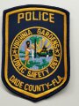 U.S. " Dade County - FLA Police  " shoulder patch, unused